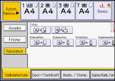 Abbildung Bedienfeld-Display