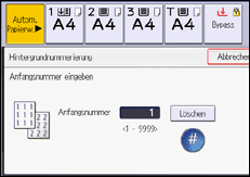 Abbildung Bedienfeld-Display
