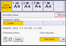 Abbildung Bedienfeld-Display
