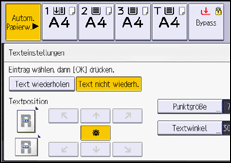 Abbildung Bedienfeld-Display