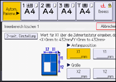 Abbildung Bedienfeld-Display
