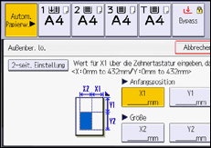 Abbildung Bedienfeld-Display