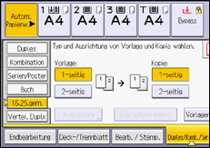 Abbildung Bedienfeld-Display