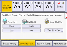 Abbildung Bedienfeld-Display