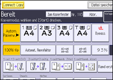 Abbildung Bedienfeld-Display