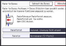 Abbildung Bedienfeld-Display