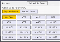 Abbildung Bedienfeld-Display