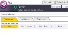Abbildung Bedienfeld-Display