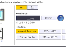 Abbildung Bedienfeld-Display