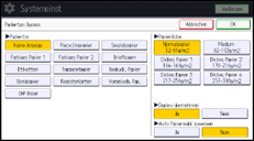 Abbildung Bedienfeld-Display