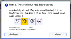 Abbildung Bedienfeld-Display