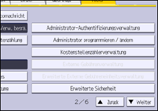 Abbildung Bedienfeld-Display
