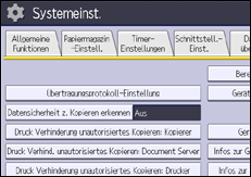 Abbildung Bedienfeld-Display