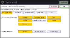 Abbildung Bedienfeld-Display