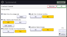 Abbildung Bedienfeld-Display