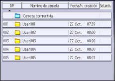 Ilustración de la pantalla panel de mandos