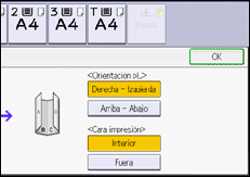 Ilustración de la pantalla panel de mandos