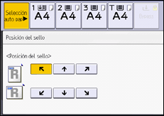 Ilustración de la pantalla panel de mandos