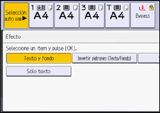 Ilustración de la pantalla panel de mandos