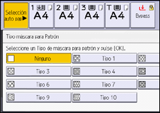 Ilustración de la pantalla panel de mandos