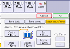 Ilustración de la pantalla panel de mandos