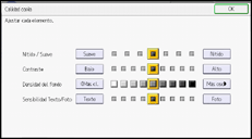 Ilustración de la pantalla panel de mandos