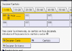Ilustración de la pantalla panel de mandos