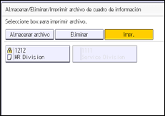 Ilustración de la pantalla panel de mandos