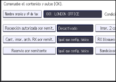 Ilustración de la pantalla panel de mandos