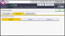 Ilustración de la pantalla panel de mandos