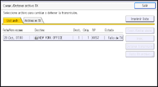 Ilustración de la pantalla panel de mandos