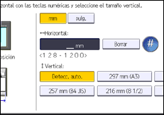 Ilustración de la pantalla panel de mandos