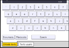 Ilustración de la pantalla panel de mandos