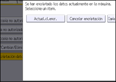Ilustración de la pantalla panel de mandos