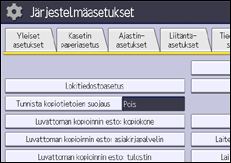 Käyttöpaneelin näyttö