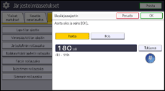 Käyttöpaneelin näyttö