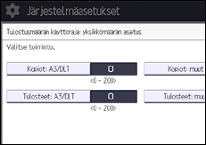 Käyttöpaneelin näyttö