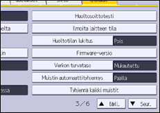 Käyttöpaneelin näyttö