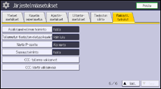 Käyttöpaneelin näyttö