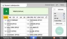 Käyttöpaneelin näyttö