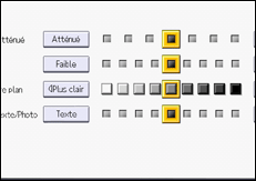 Illustration de l'écran du panneau de commande
