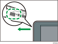Illustration du logement pour supports