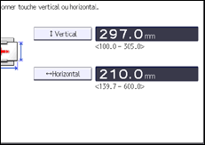 Illustration de l'écran du panneau de commande