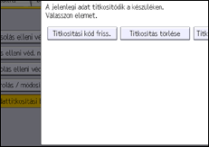 A kezelőpanel ismertetése