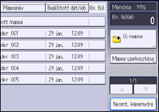 A kezelőpanel ismertetése