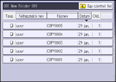 A kezelőpanel ismertetése