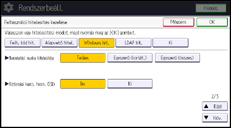 A kezelőpanel ismertetése
