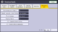 A kezelőpanel ismertetése