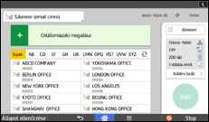 A kezelőpanel ismertetése