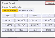 Afbeelding van bedieningspaneel